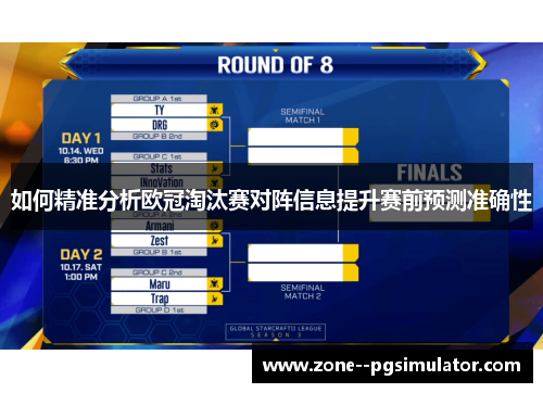 如何精准分析欧冠淘汰赛对阵信息提升赛前预测准确性 如何精准分析欧冠淘汰赛对阵信息提升赛前预测准确性